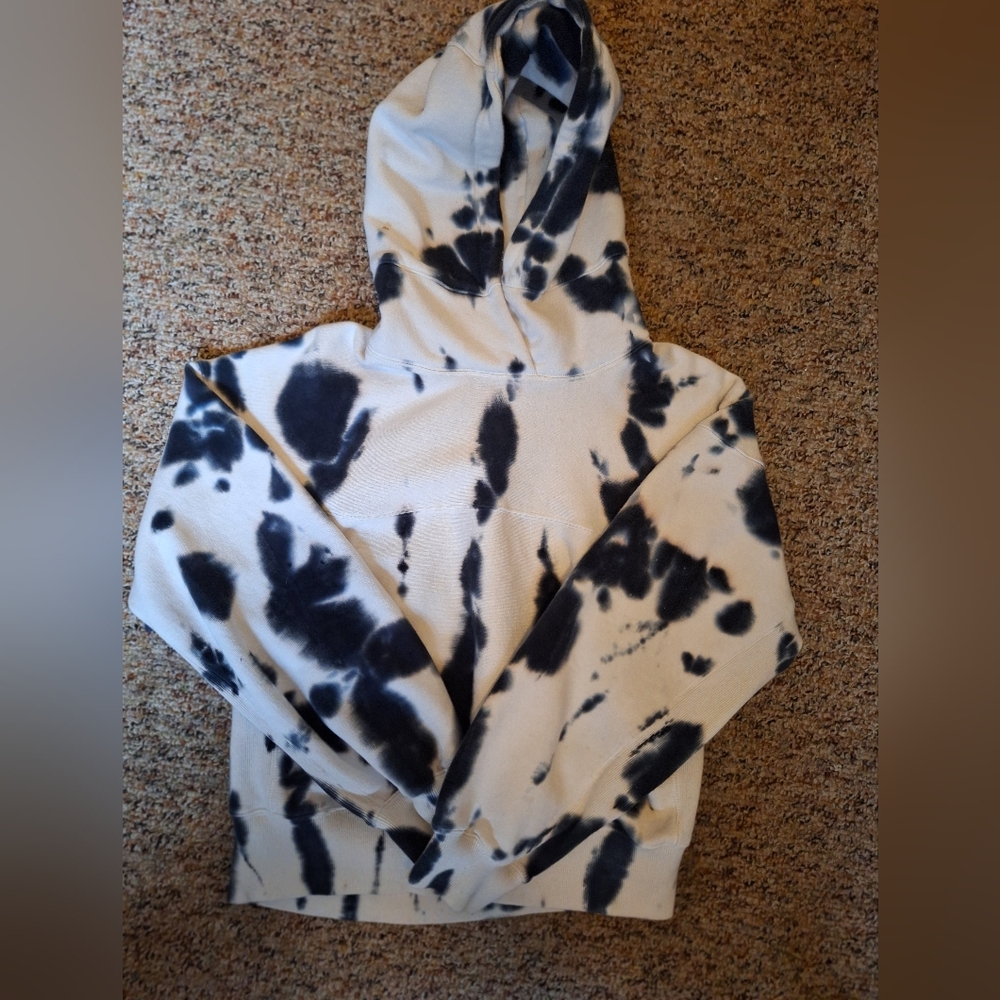 Womens Champion Tie Dye Reverse Weave Hoodie